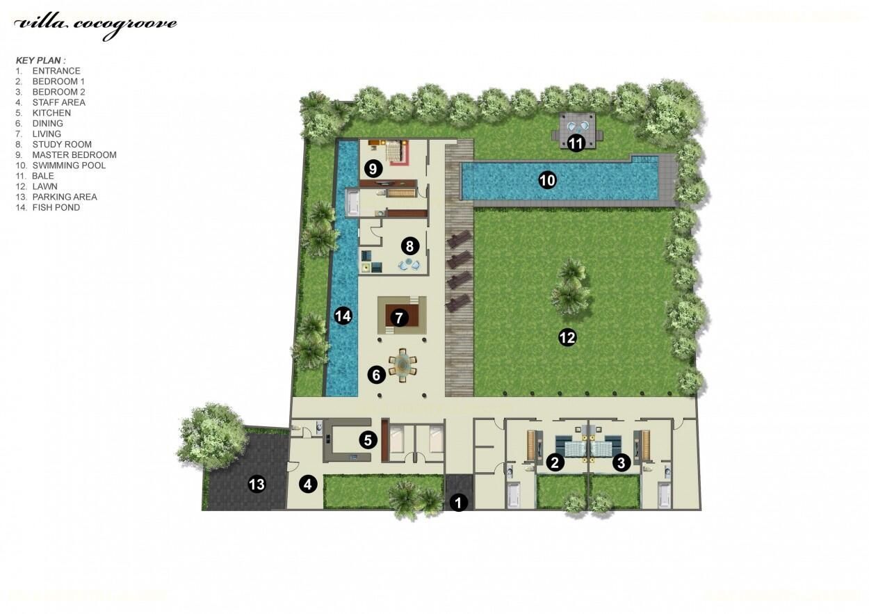 Villa Cocogroove Plan