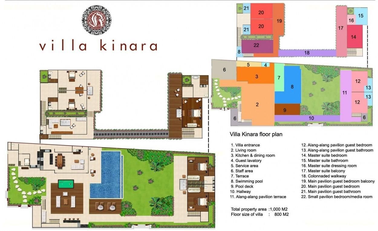 Villa Kinara Floor Plan
