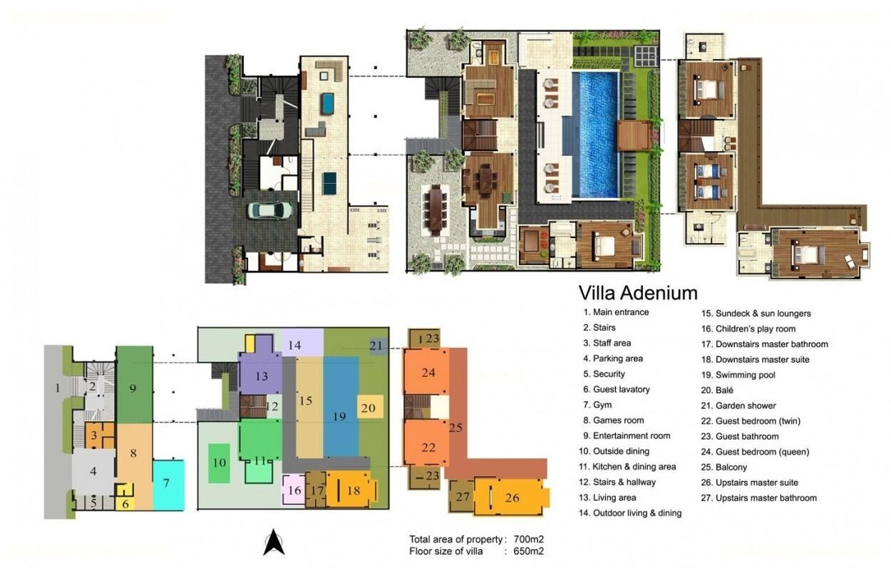 Villa Adenium Plan