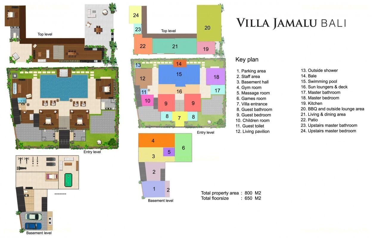 Villa Jamalu Plan
